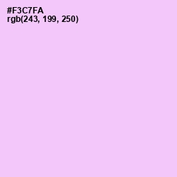 #F3C7FA - French Lilac Color Image