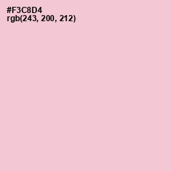 #F3C8D4 - Azalea Color Image