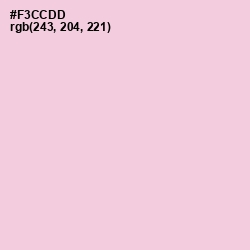 #F3CCDD - Azalea Color Image