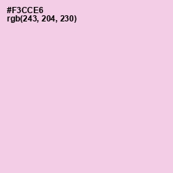 #F3CCE6 - Classic Rose Color Image
