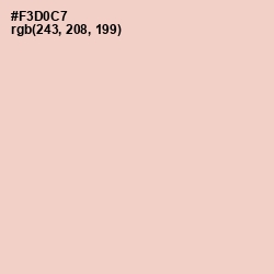 #F3D0C7 - Tuft Bush Color Image