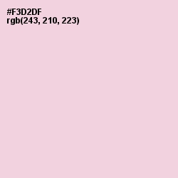 #F3D2DF - Vanilla Ice Color Image