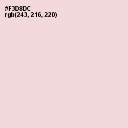#F3D8DC - Vanilla Ice Color Image