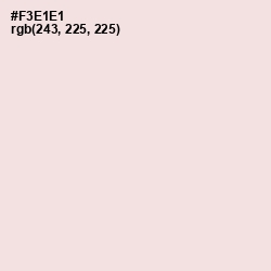 #F3E1E1 - Pot Pourri Color Image