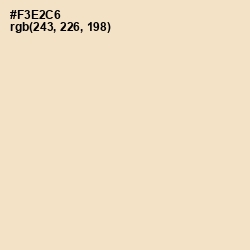 #F3E2C6 - Negroni Color Image
