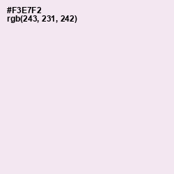 #F3E7F2 - Amour Color Image
