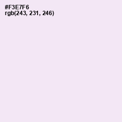 #F3E7F6 - Amour Color Image