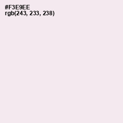 #F3E9EE - Soft Peach Color Image