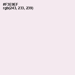 #F3E9EF - Soft Peach Color Image