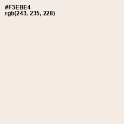 #F3EBE4 - Dawn Pink Color Image