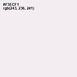 #F3ECF1 - Amour Color Image