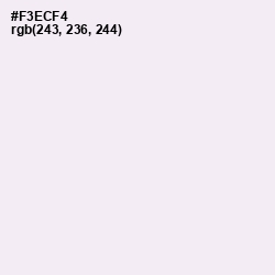 #F3ECF4 - Amour Color Image