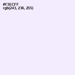 #F3ECFF - Titan White Color Image