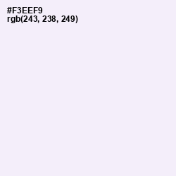 #F3EEF9 - Selago Color Image