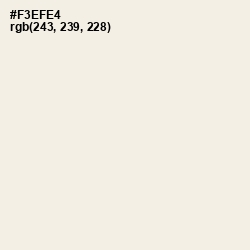 #F3EFE4 - Dawn Pink Color Image