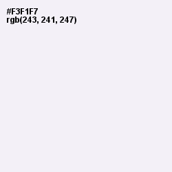 #F3F1F7 - Wild Sand Color Image