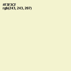 #F3F3CF - Corn Field Color Image