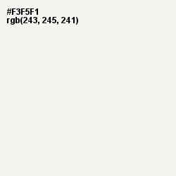 #F3F5F1 - Saltpan Color Image