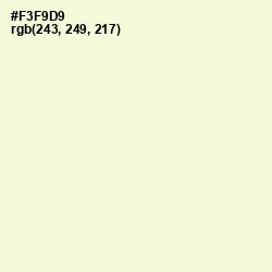 #F3F9D9 - Carla Color Image