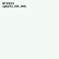 #F3FAF6 - Snow Drift Color Image