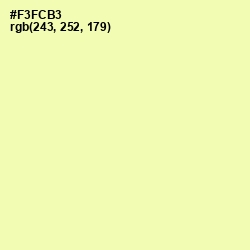 #F3FCB3 - Shalimar Color Image