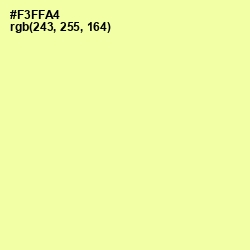 #F3FFA4 - Milan Color Image