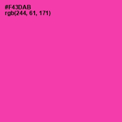 #F43DAB - Persian Rose Color Image