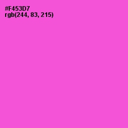 #F453D7 - Orchid Color Image