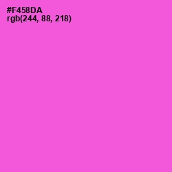 #F458DA - Orchid Color Image