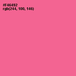 #F46492 - Froly Color Image