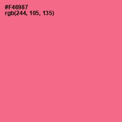 #F46987 - Froly Color Image