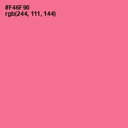 #F46F90 - Froly Color Image