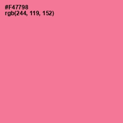 #F47798 - Deep Blush Color Image