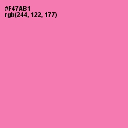 #F47AB1 - Persian Pink Color Image