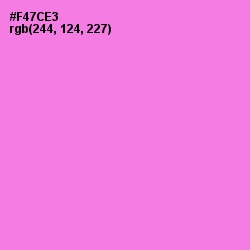 #F47CE3 - Blush Pink Color Image