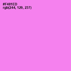 #F481ED - Lavender Magenta Color Image