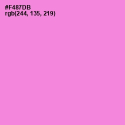 #F487DB - Light Orchid Color Image