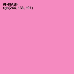 #F48ABF - Mauvelous Color Image