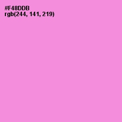 #F48DDB - Light Orchid Color Image