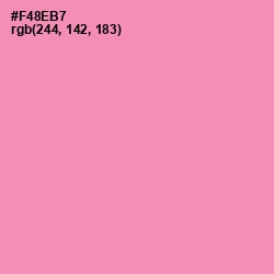 #F48EB7 - Mauvelous Color Image