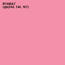 #F490A7 - Mauvelous Color Image