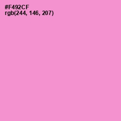#F492CF - Light Orchid Color Image