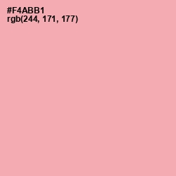 #F4ABB1 - Sundown Color Image