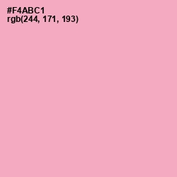 #F4ABC1 - Illusion Color Image