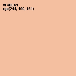 #F4BEA1 - Rose Bud Color Image