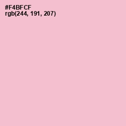 #F4BFCF - Cupid Color Image