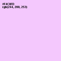 #F4C8FD - French Lilac Color Image