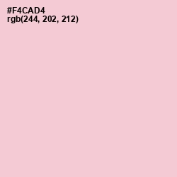 #F4CAD4 - Azalea Color Image