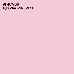 #F4CAD8 - Azalea Color Image