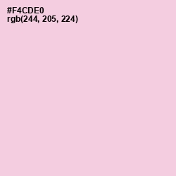 #F4CDE0 - Classic Rose Color Image